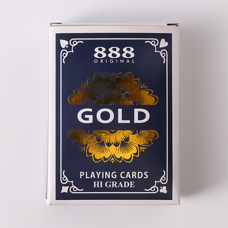 888 بطاقات اللعب الخاصة بالكازينو الذهبي